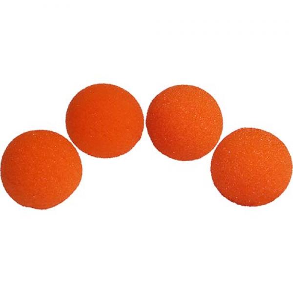 1.5 inch Super Soft Sponge Balls (Orange) Pack of ...