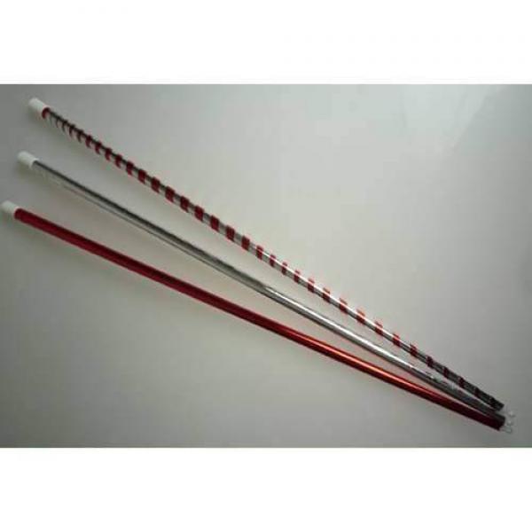 Triple Color Changing Cane (Silver-Red-Silver/Red)