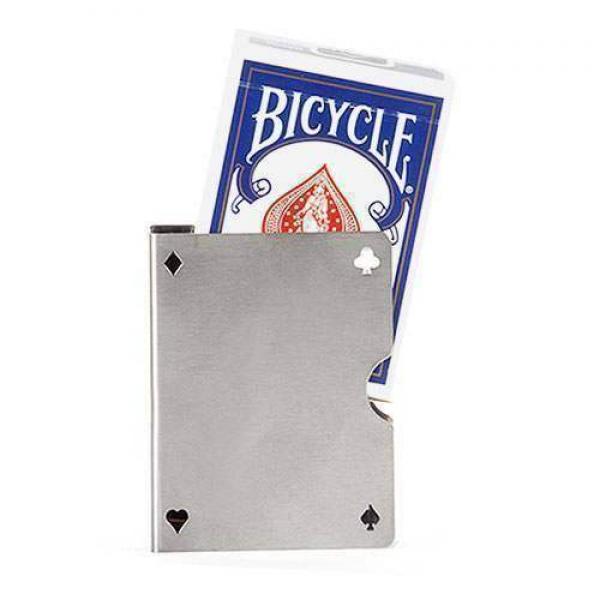 Card Clip Stainless by Bazar De Magia - Perforated