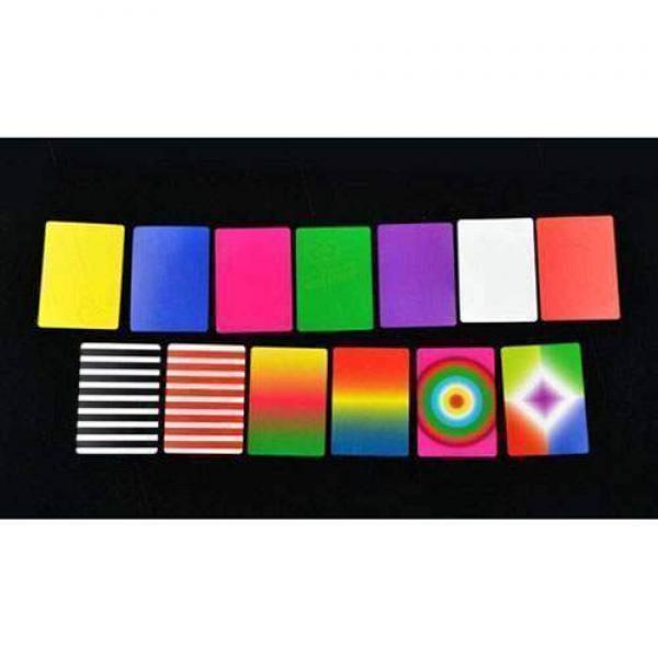 Fanning and Manipulation Cards Black Back (Three-Color Rainbow)