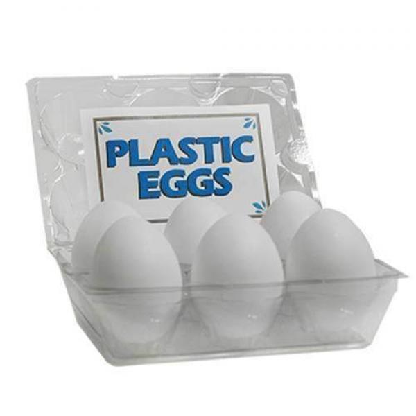 High Quality Plastic Eggs(White 6-pack)by The Grea...