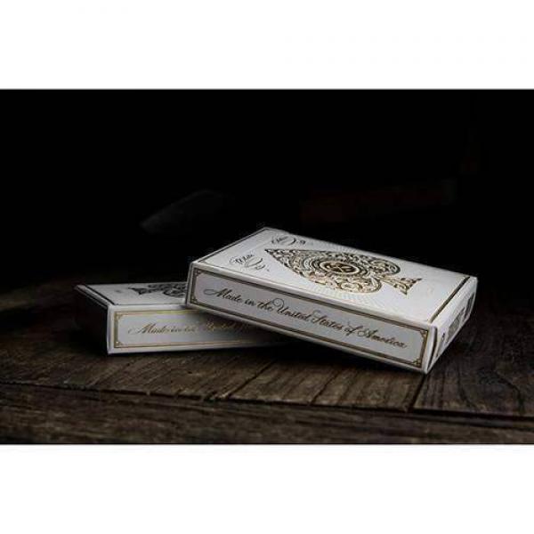White Artisans Deck by Theory11 - with SOLOMAGIA Card Bag