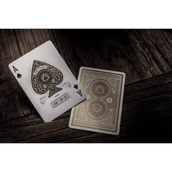White Artisans Deck by Theory11 - with SOLOMAGIA Card Bag