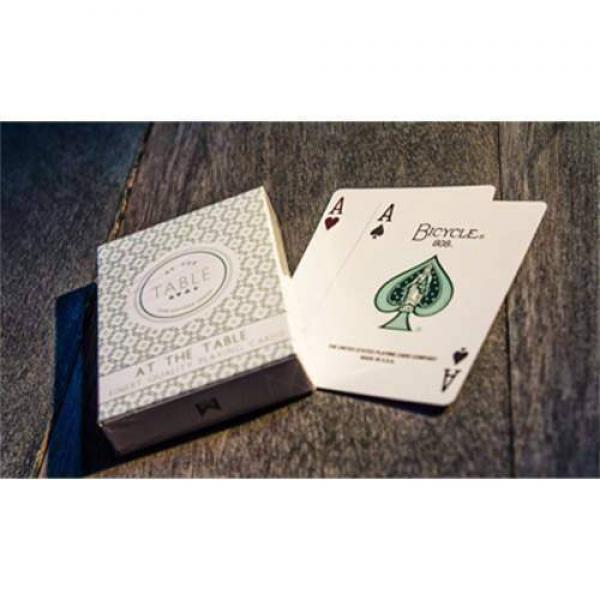 At the Table Playing Cards - green limited by Murp...