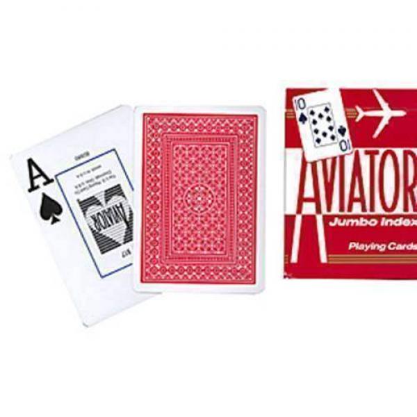 Cards Aviator Jumbo Index - red back