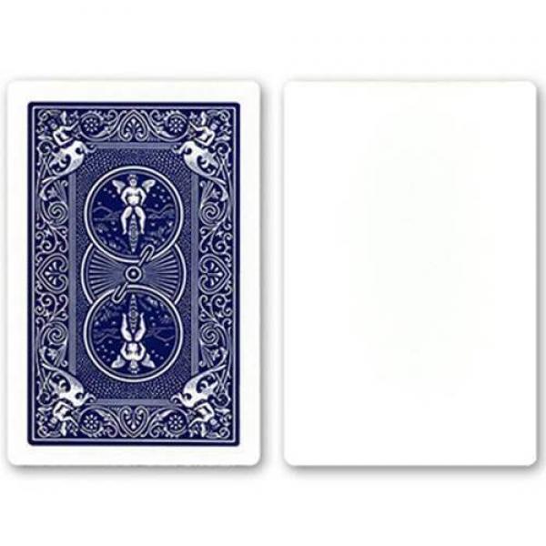 Single Bicycle Gaff Card -  Blank Face and Blue Ba...