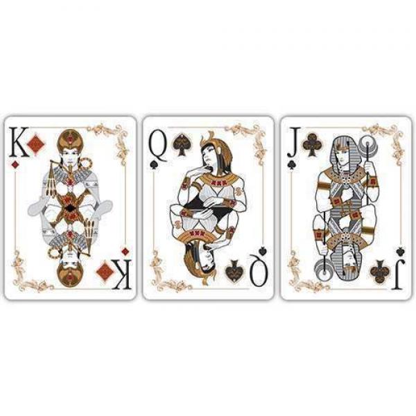 Bicycle Scarab (Red) Playing Cards by Crooked Kings