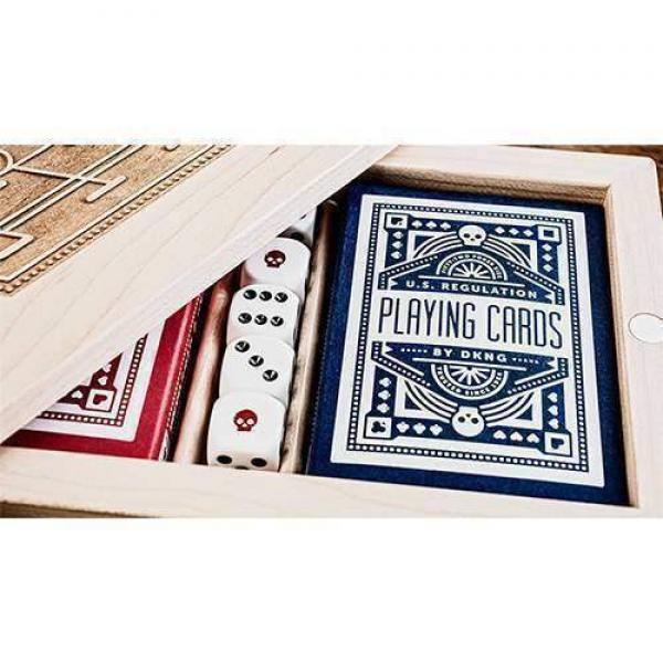 DKNG Blue Wheel Playing Cards by Art of Play