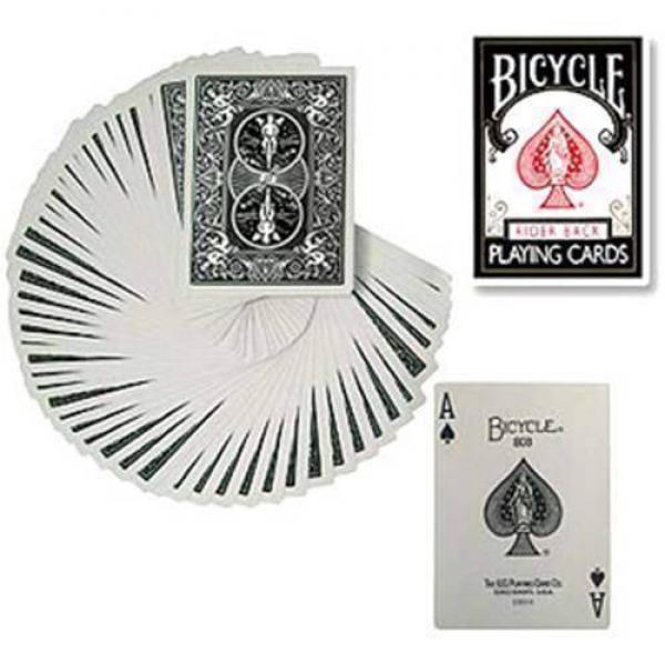 Bicycle Ricer Back - Black back poker size (Red Ace of Spades)