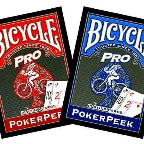 Bicycle Pro Poker Peek - Red