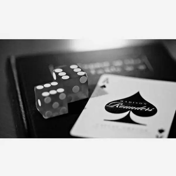 Bicycle Rounders Playing Cards by Madison & Ellusionist - Black