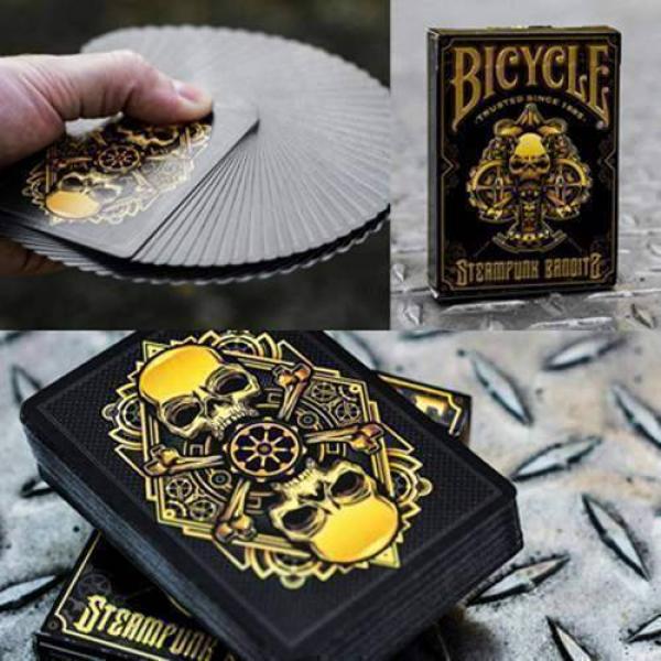 Bicycle Steampunk Deck (Black) by Gamblers Warehouse