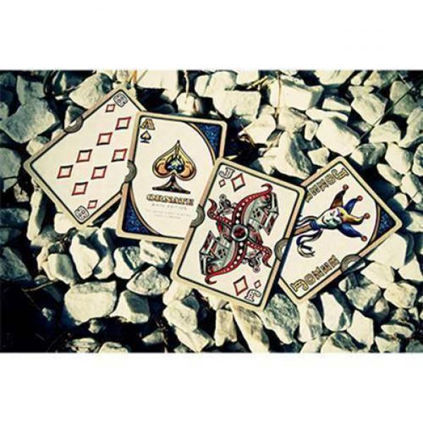 ORNATE White Edition Playing Cards (Sapphire) by OPC