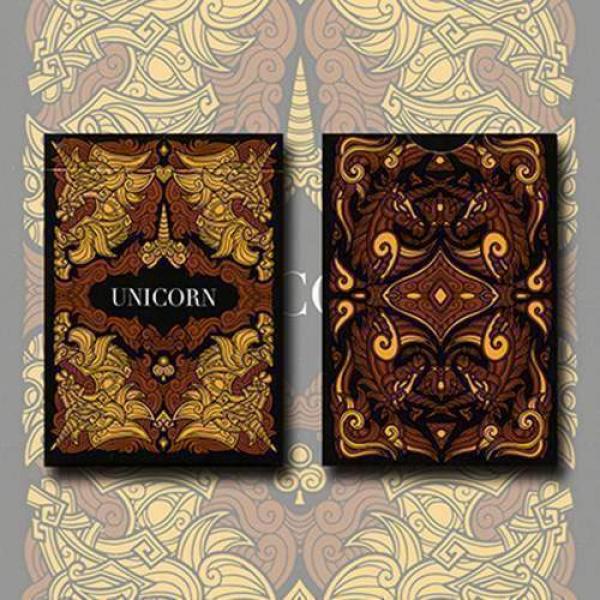 Unicorn Playing cards (Copper) by Aloy Design Stud...