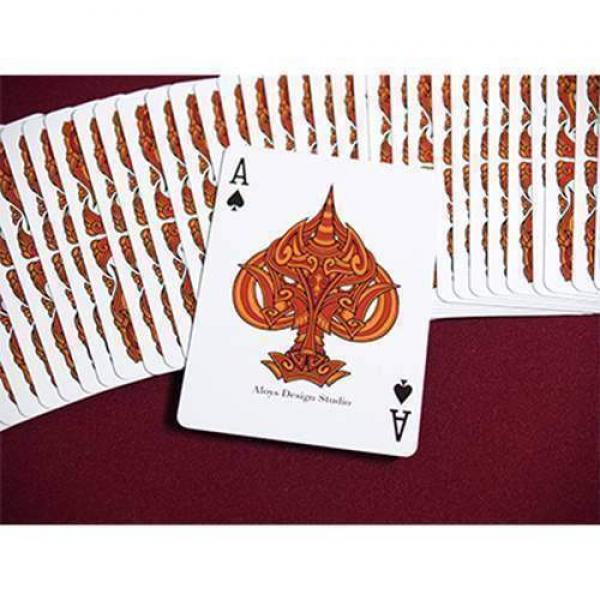 Unicorn Playing cards (Copper) by Aloy Design Studio USPCC