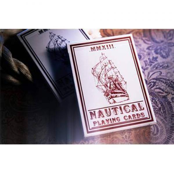 Nautical Playing Cards (Red) by House of Playing Cards
