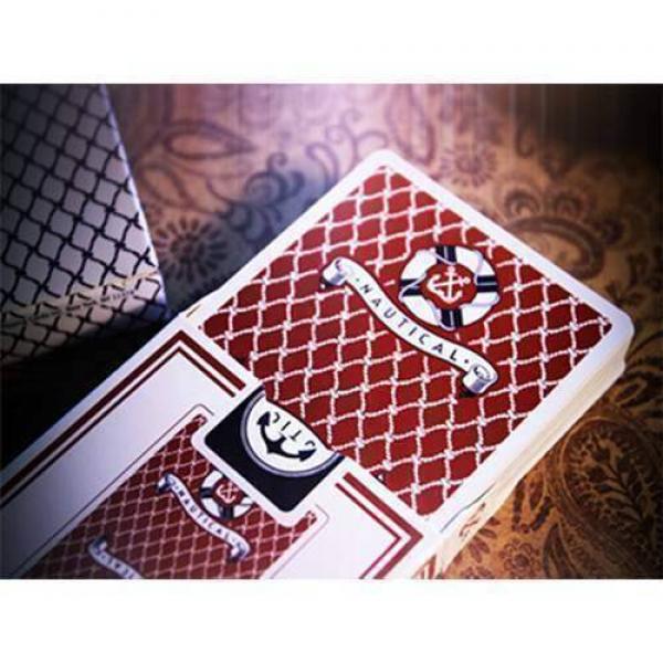 Nautical Playing Cards (Red) by House of Playing Cards