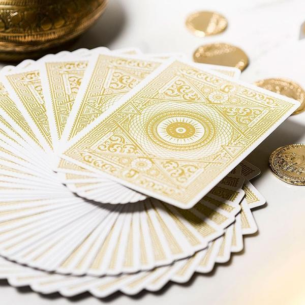 White Aurelian Playing Cards