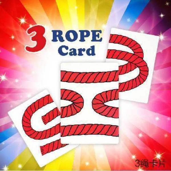 3 Rope Card Trick  - JUMBO (21 cm x 15 cm)