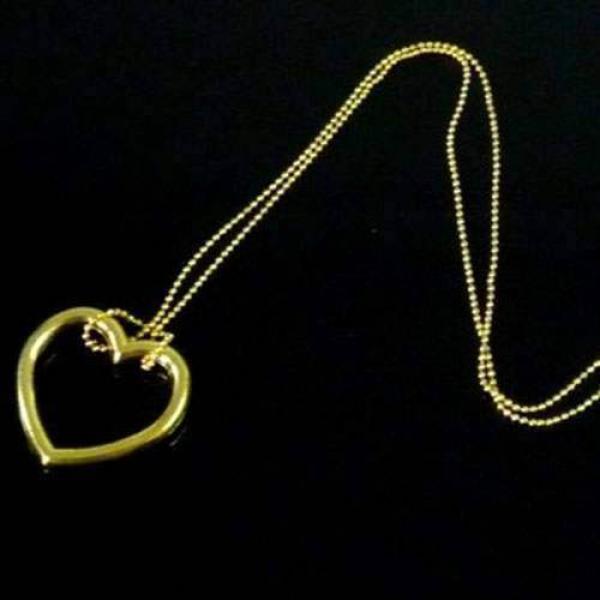 Ring & Chain - Heart Shape ( Gold )
