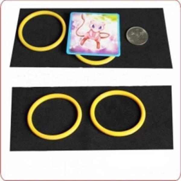 Deluxe Vanishing Coin in Rings by Kupper Magic
