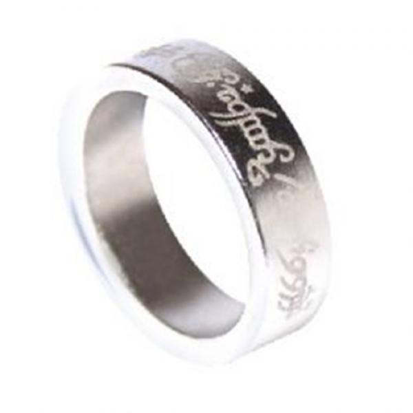 Magnetic Ring - Silver - Letters - Medium (20 mm)