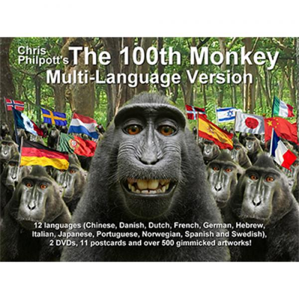 100th Monkey (2 DVD Set with Gimmicks) by Chris Ph...
