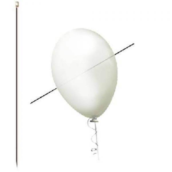 Needle Thru Balloon Professional (with 10 clear balloons) by Bazar de Magia 