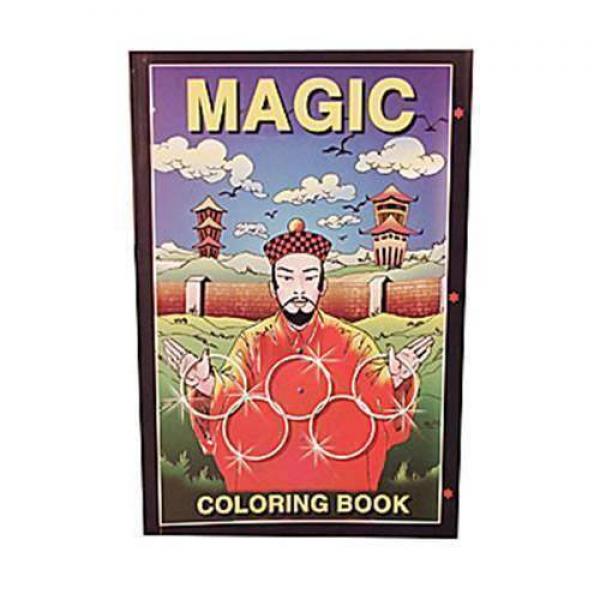 Mini Coloring Book (magician) Sizes 21.5cm x 14cm by Uday