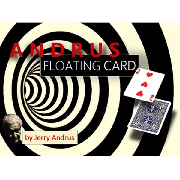 Andrus Floating Card Blue (Gimmicks and Online Instructions) by Jerry Andrus 