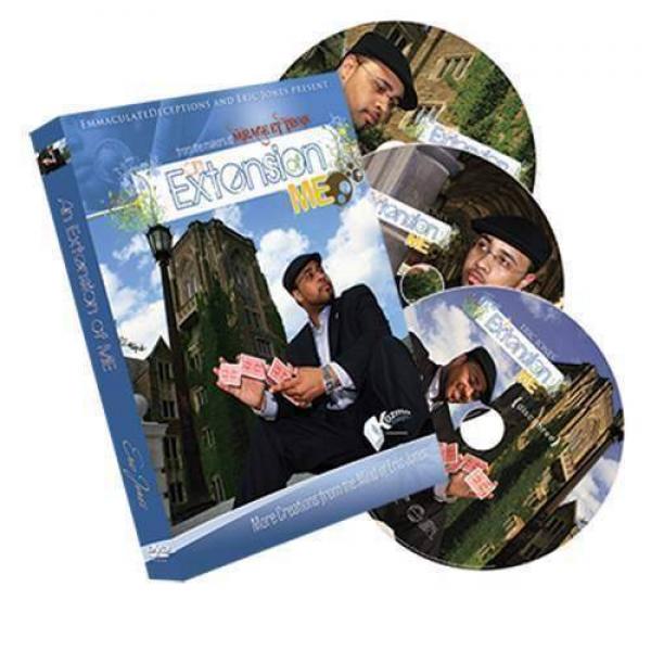 Eric Jones Set: Mirage et Trois and Extension of Me (includes Karate Coin) by Eric Jones and Kozmomagic - 3 + 1 DVD