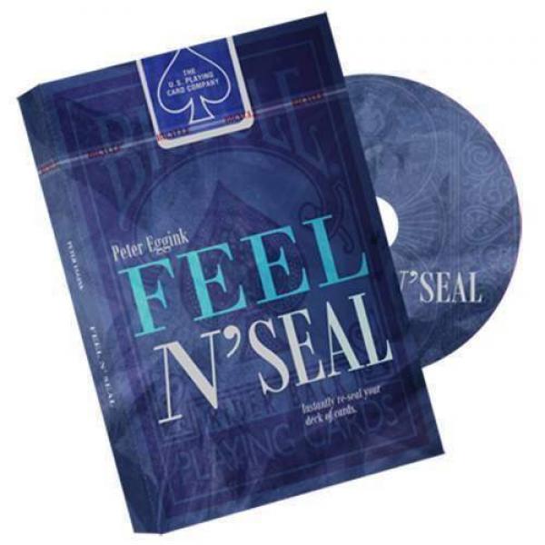 Feel N' Seal Blue by Peter Eggink - DVD and Gimmick