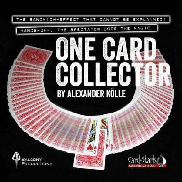 One Card Collector by Alexander Kolle and Card Shark (DVD & Gimmick)