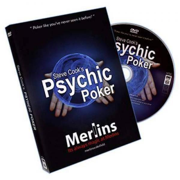 Psychic Poker by Steve Cook - DVD and Special Bicycle Cards 