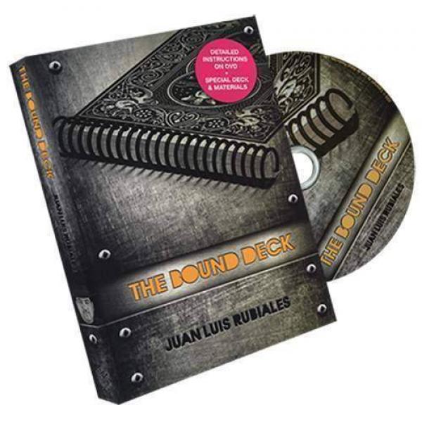 The Bound Deck DVD and Gimmick (Blue) by Juan Luis Rubiales and Luis de Matos