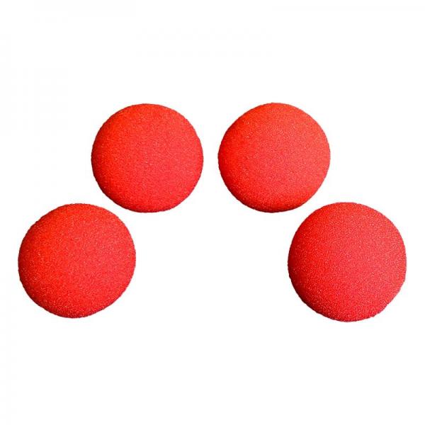 1.5 inch HD Ultra Soft  Red Sponge Ball Set from Magic by Gosh