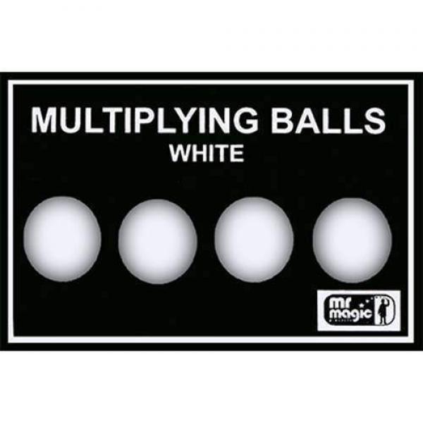 Multiplying Balls (White Plastic) by Mr. Magic