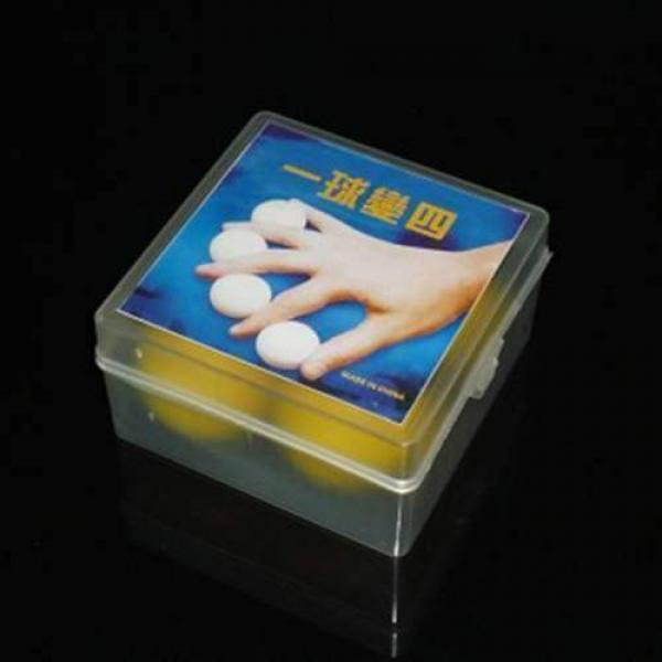  Multiplying Billiard Balls (soft rubber) - Yellow 4.1 cm