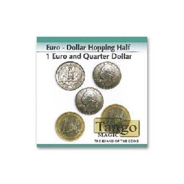 Euro - Dollar Hopping Half - 1 Euro/Quarter Dollar