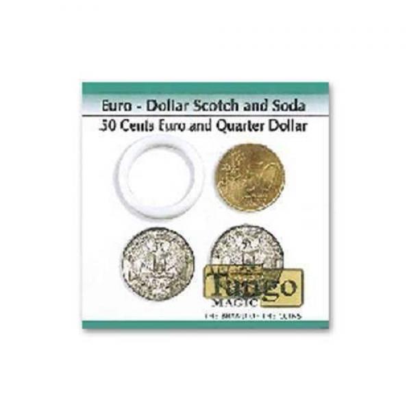 Euro-Dollar Scotch and Soda - 50 Cent Euro and Quarter Dollar by Tango Magic