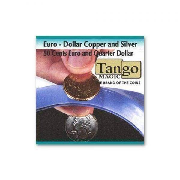 Euro-Dollar Copper and Silver - 50 cents Euro/Quarter Dollar by Tango Magic