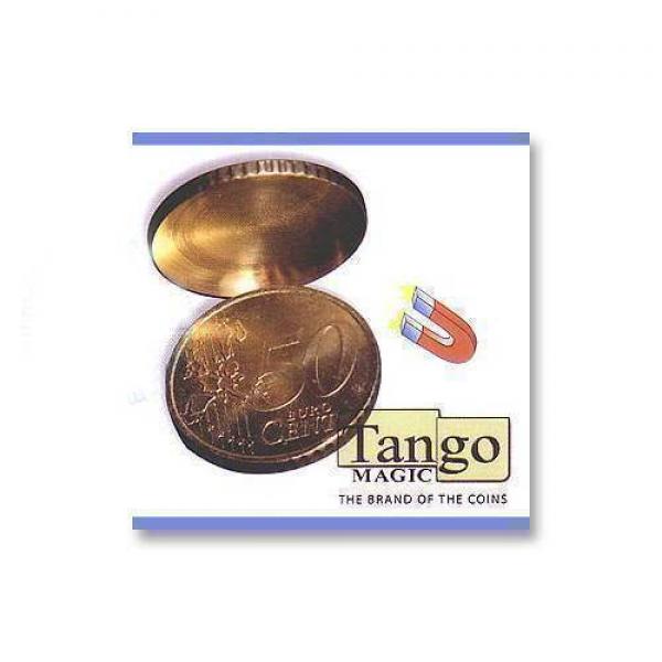 Expanded Shell Coin (steel back) - 50 cents Euro by Tango Magic