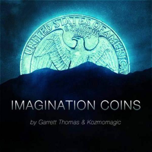Imagination Coins Euro (DVD and Gimmicks) by Garrett Thomas and Kozmomagic