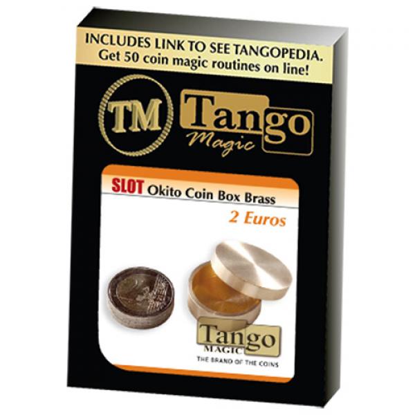 Slot Okito Coin Box Brass 2 Euro by Tango