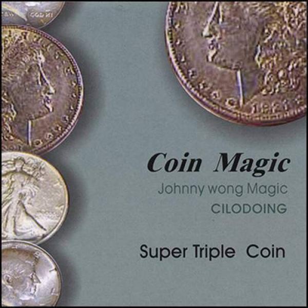 Super Triple Coin (with DVD) by Johnny Wong