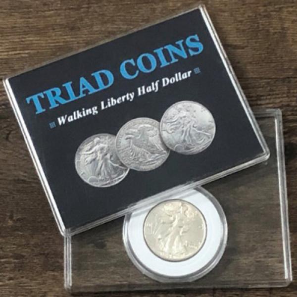 Triad Coins (Walking Liberty Half Dollar Gimmick)