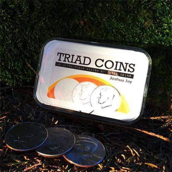 Triad Coins (US Gimmick and Online Video Instructions) by Joshua Jay and Vanishing Inc. 