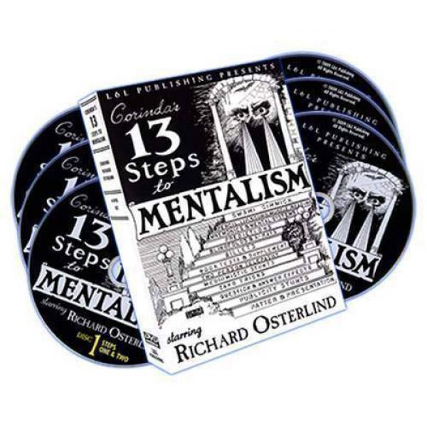 13 Steps To Mentalism (6 DVDs) by Richard Osterlin...