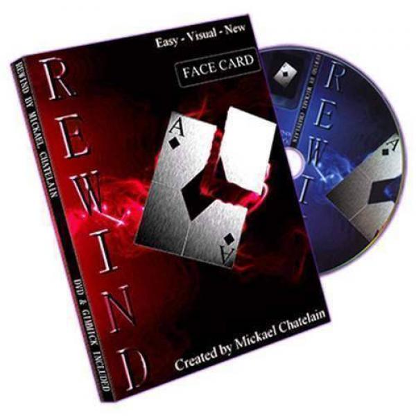 Rewind (Gimmick, DVD, FACE card, RED back) by Mick...