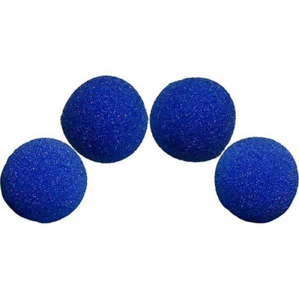 1.5 inch Super Soft Sponge Balls (Blue) Pack of 4 from Magic by Gosh